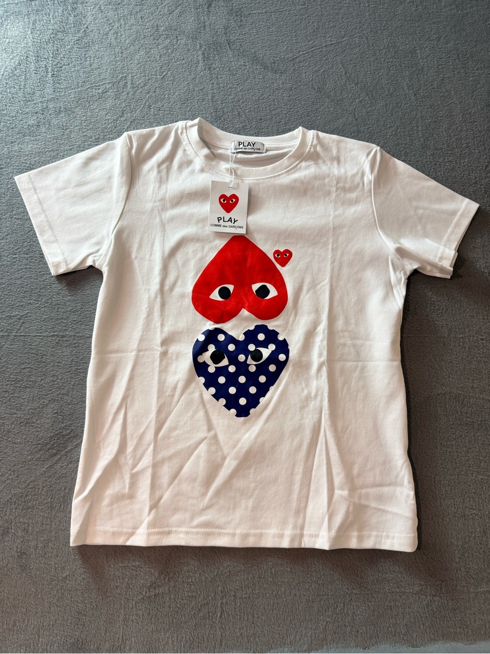 Comme des Garcons PLAY - Women’s Logo Print Cotton Tee
